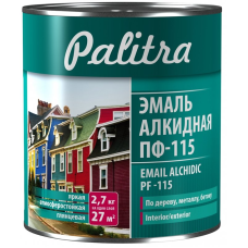 Эмаль ПФ-115 2,7КГ НОВА ЖЕЛ.КР.